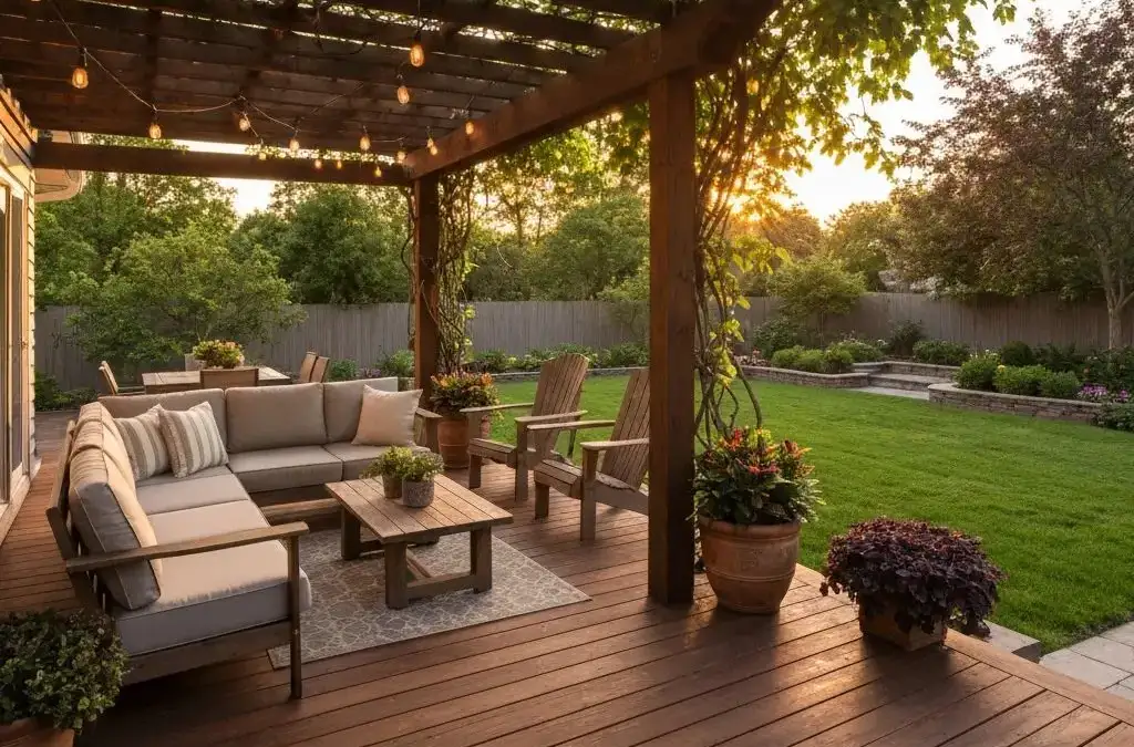 Outdoor Kitchen & Entertainment Area