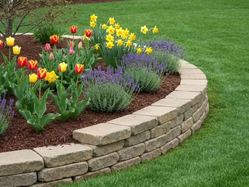 Retaining Wall & Terraced Garden