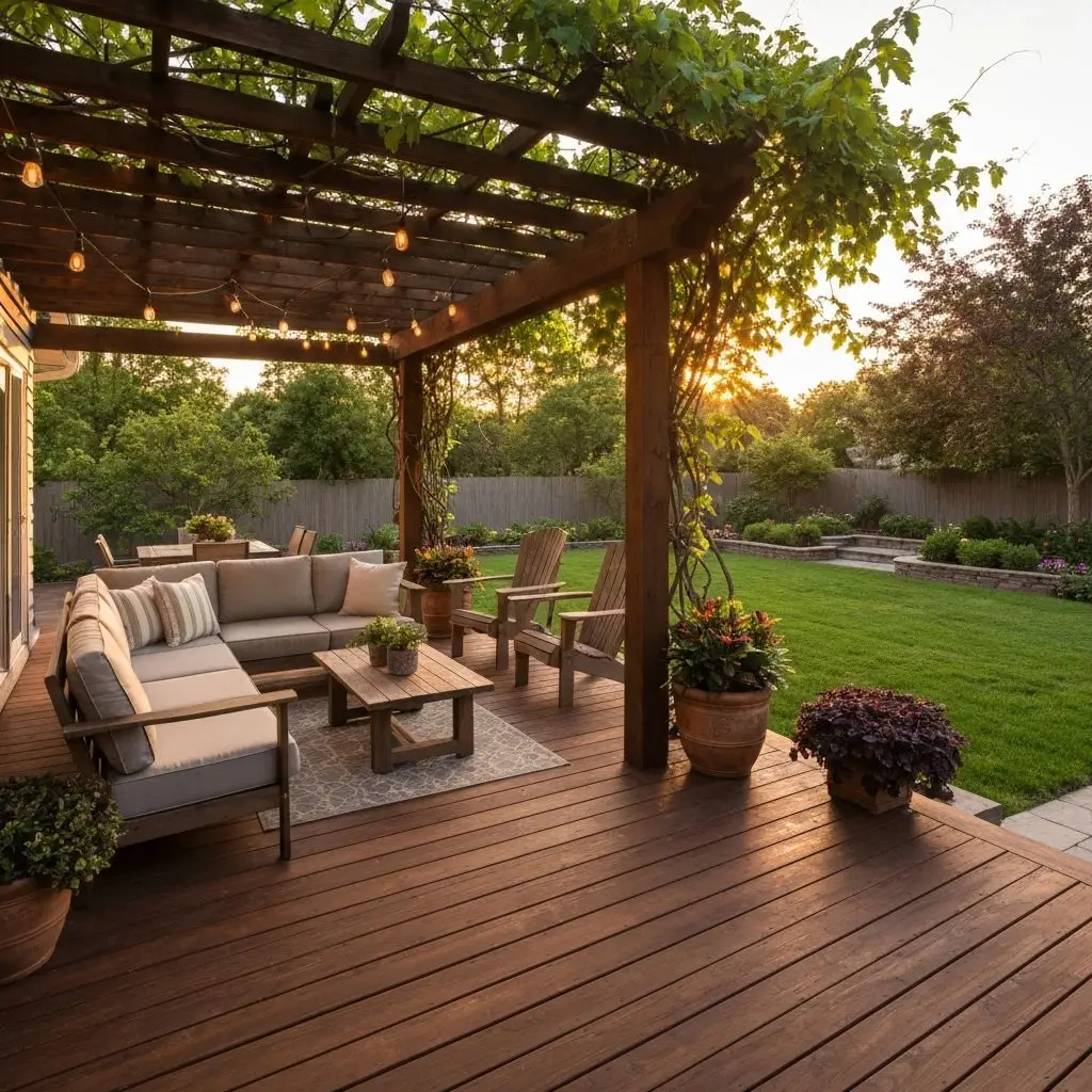 Modern Deck & Poolscape