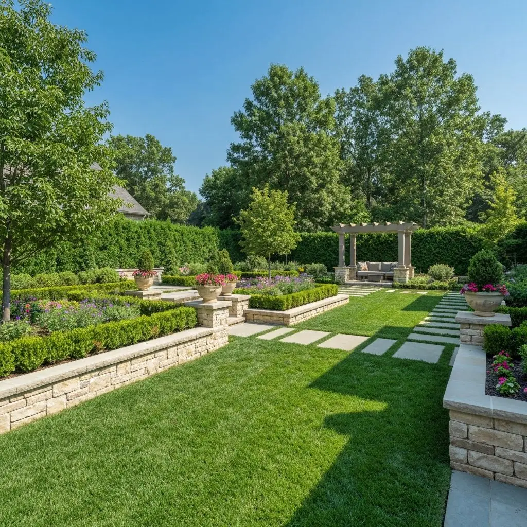Pool area overview
